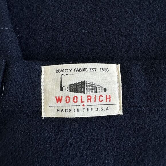 Taylor Stitch Shirt Jacket Wool Blend Men's size 38 Navy Shacket USA Woolrich - Picture 5 of 6